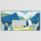 Spring River Desk Mat Gallery Image 1