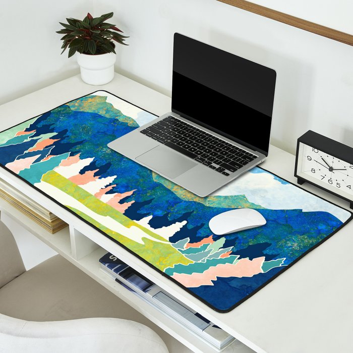 Spring River Desk Mat Gallery Image 2