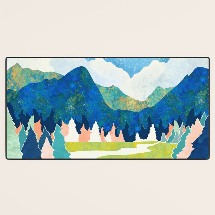 Spring River Desk Mat Gallery Image 3