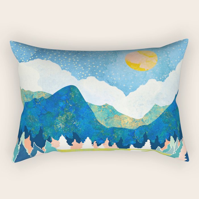Spring River Rectangular Pillow Gallery Image 2
