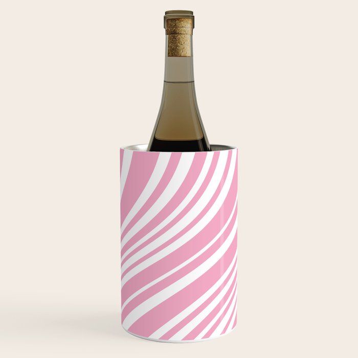 Wavy Stripes XXXI - Pastel Pink  Wine Chiller Gallery Image 1