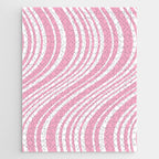 Wavy Stripes XXXI - Pastel Pink  Jigsaw Puzzle Gallery Image 1