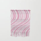 Wavy Stripes XXXI - Pastel Pink  Wall Hanging Gallery Image 1
