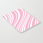 Wavy Stripes XXXI - Pastel Pink  Notebook Gallery Image 2