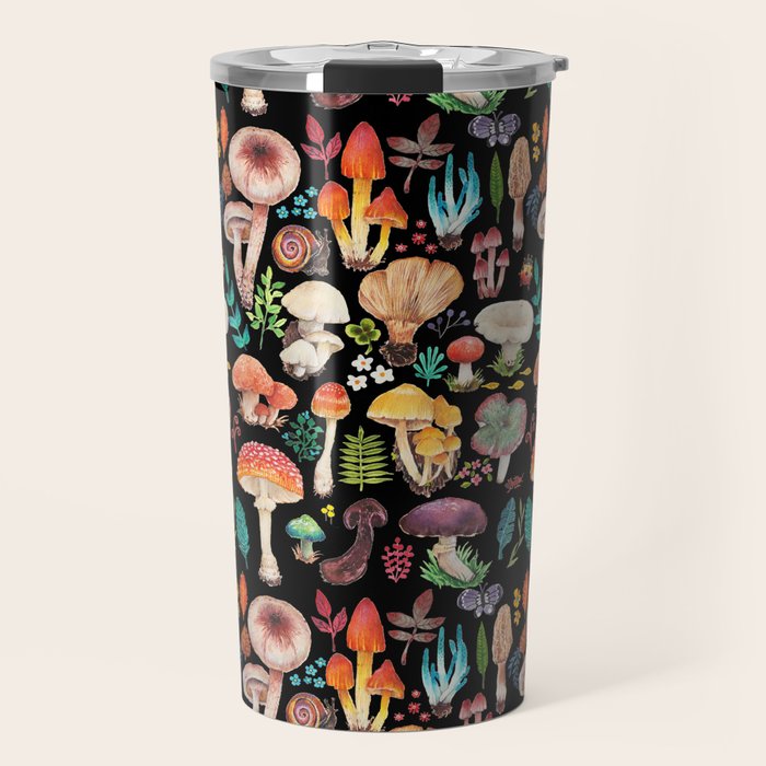 Mushroom heart Travel Mug