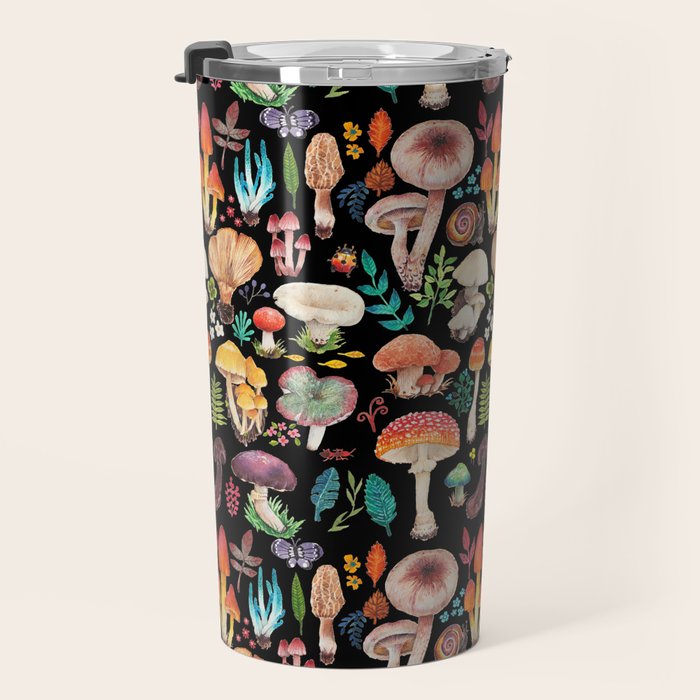 Mushroom heart Travel Mug Gallery Image 3