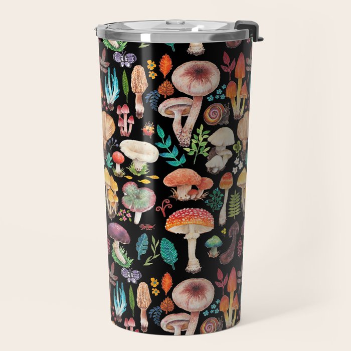 Mushroom heart Travel Mug Gallery Image 2