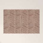 Organic Chevron on Brandywine Welcome Mat Gallery Image 1