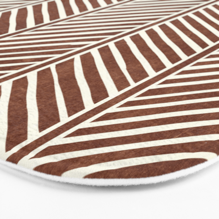 Organic Chevron on Brandywine Bath Mat Gallery Image 3
