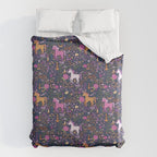 Unicorns Dancing in an Enchanted Garden Duvet Cover Gallery Image 6
