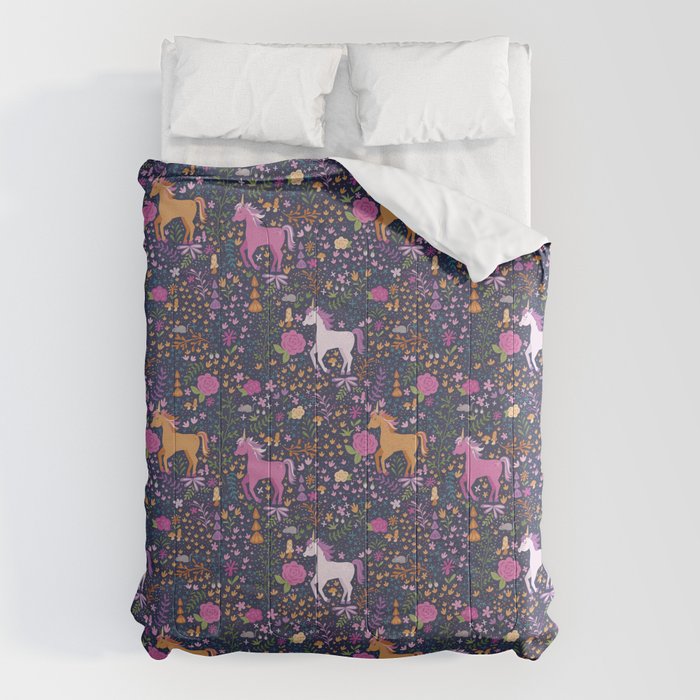 Unicorns Dancing in an Enchanted Garden Comforter Gallery Image 6