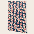 Pomegranate Fruit Navy Blue Wallpaper Gallery Image 2