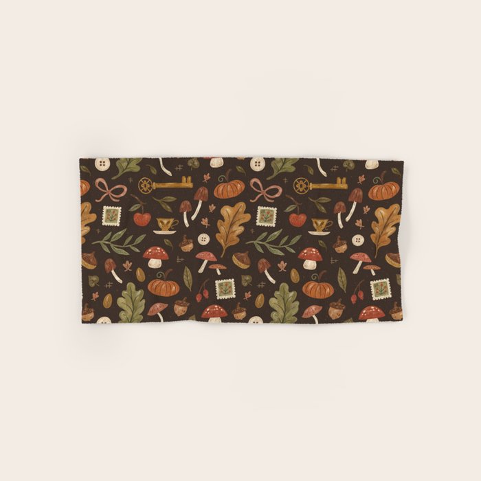 Autumn Treasures Bath Towel Gallery Image 1