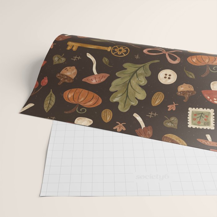 Autumn Treasures Wrapping Paper Gallery Image 2