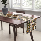 Cowboy boots and flowers Table Runner Gallery Image 2