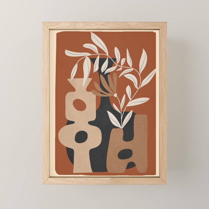 Shapes in Bloom 2 Mini Art Print Gallery Image 1