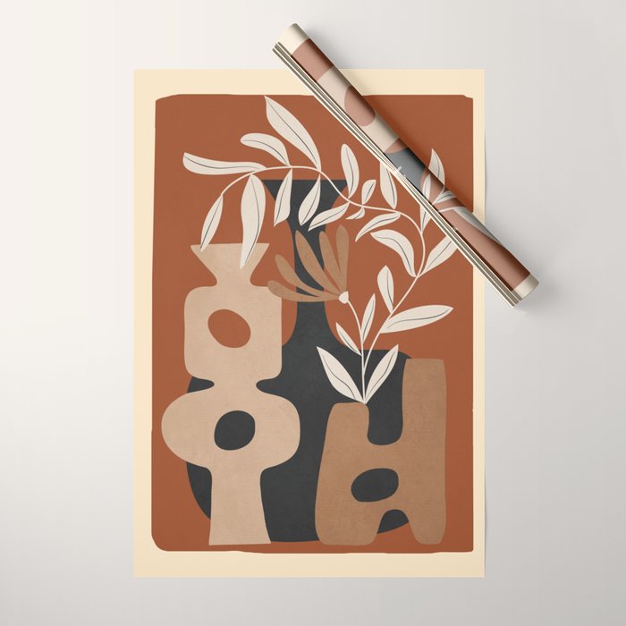 Shapes in Bloom 2 Wrapping Paper Gallery Image 1