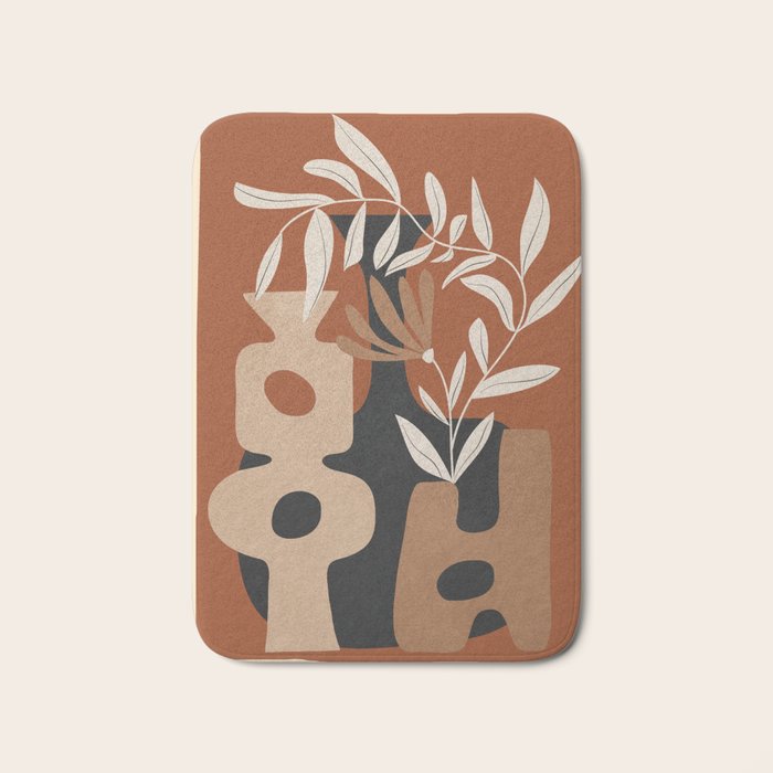 Shapes in Bloom 2 Bath Mat Gallery Image 1