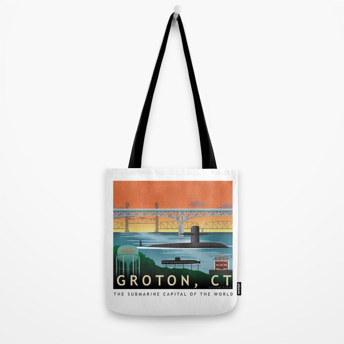 Groton, CT - Submarine Homeport Tote Bag Gallery Image 2