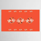 Festive doves - folk illustration Tablecloth Gallery Image 2