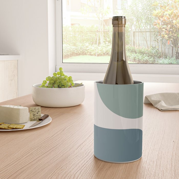 Modern Minimal Arch Abstract LXXVIII Wine Chiller Gallery Image 4