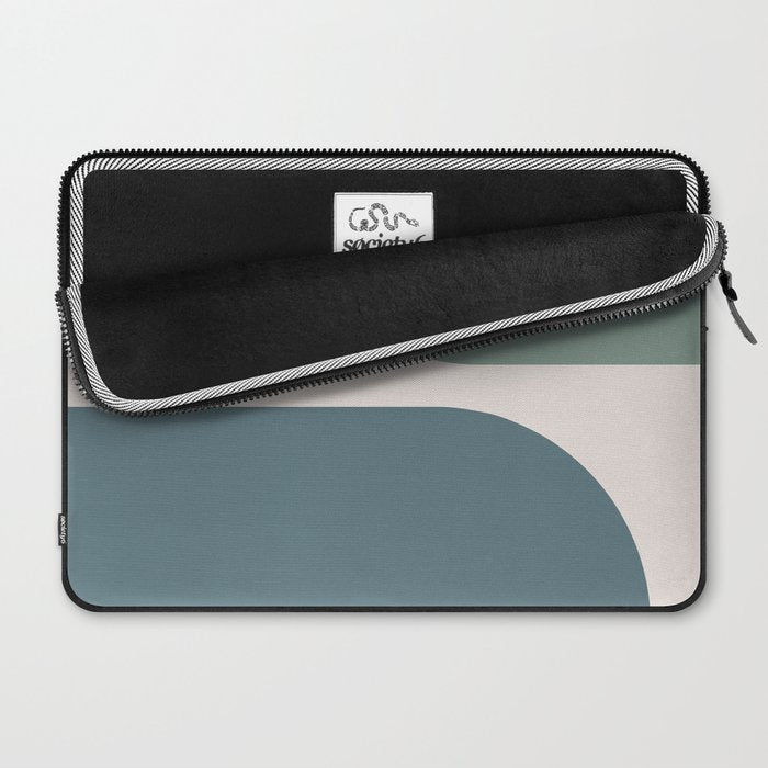 Modern Minimal Arch Abstract LXXVIII Laptop Sleeve Gallery Image 2