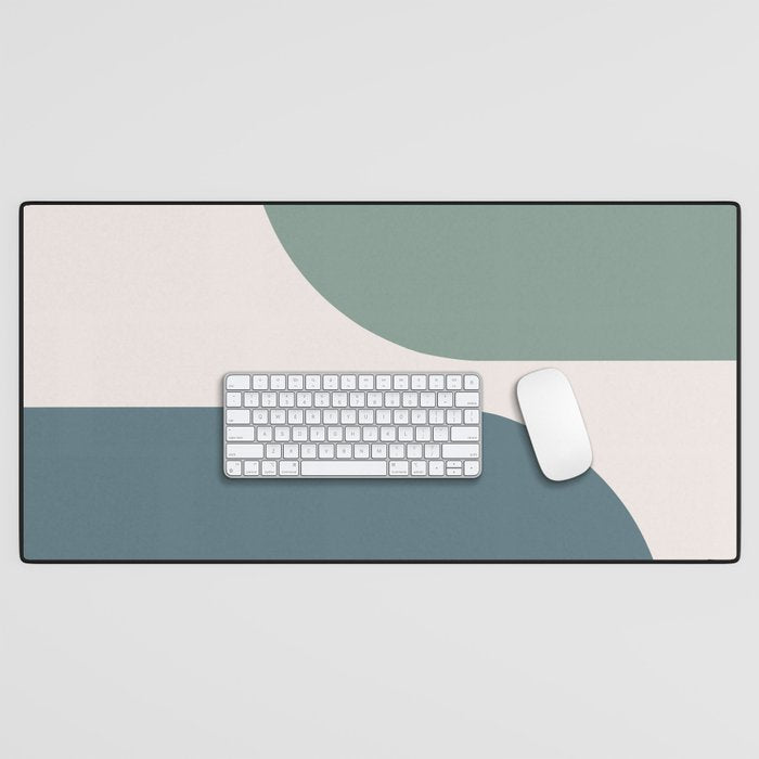 Modern Minimal Arch Abstract LXXVIII Desk Mat Gallery Image 1