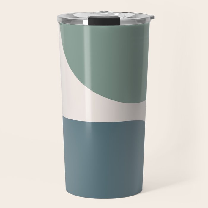 Modern Minimal Arch Abstract LXXVIII Travel Mug Gallery Image 1