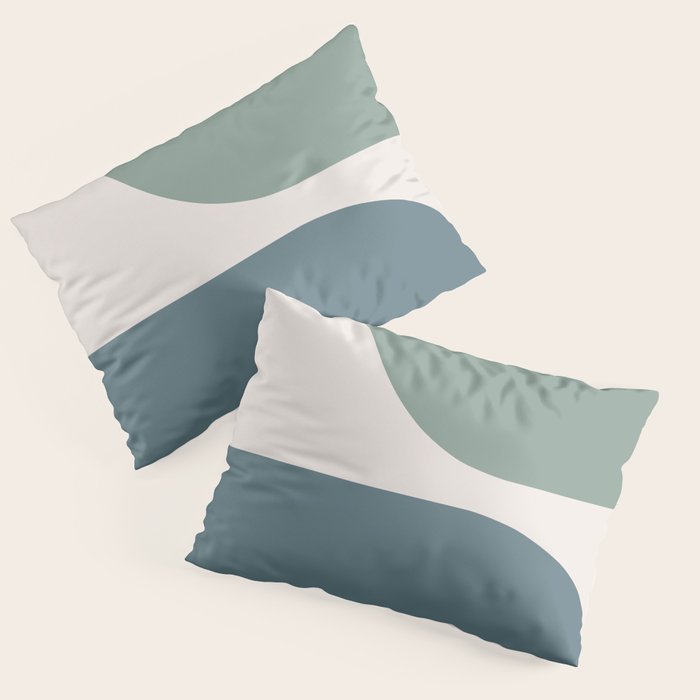 Modern Minimal Arch Abstract LXXVIII Pillow Sham Gallery Image 3