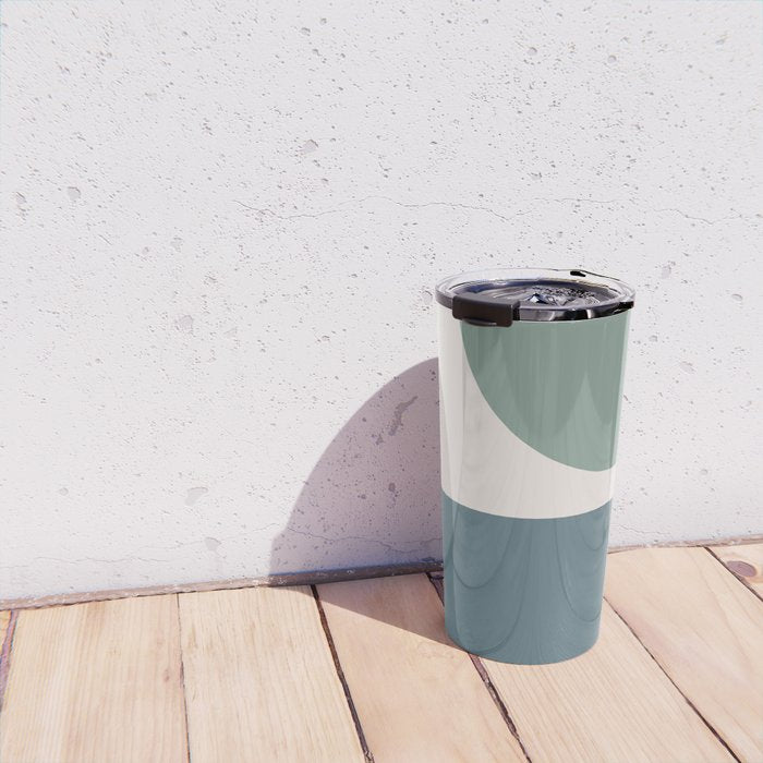 Modern Minimal Arch Abstract LXXVIII Travel Mug Gallery Image 4