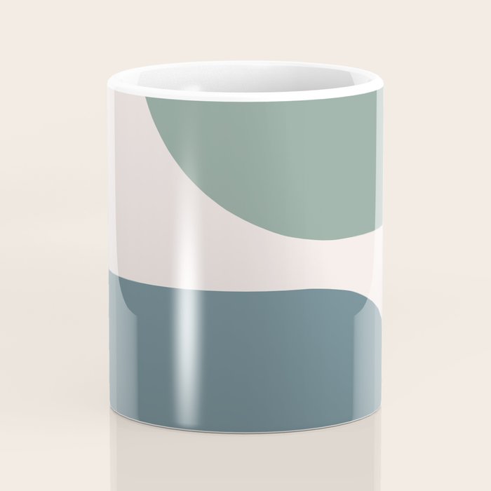 Modern Minimal Arch Abstract LXXVIII Coffee Mug Gallery Image 4