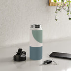 Modern Minimal Arch Abstract LXXVIII Water Bottle Gallery Image 4