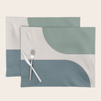 Modern Minimal Arch Abstract LXXVIII Placemat Gallery Image 1