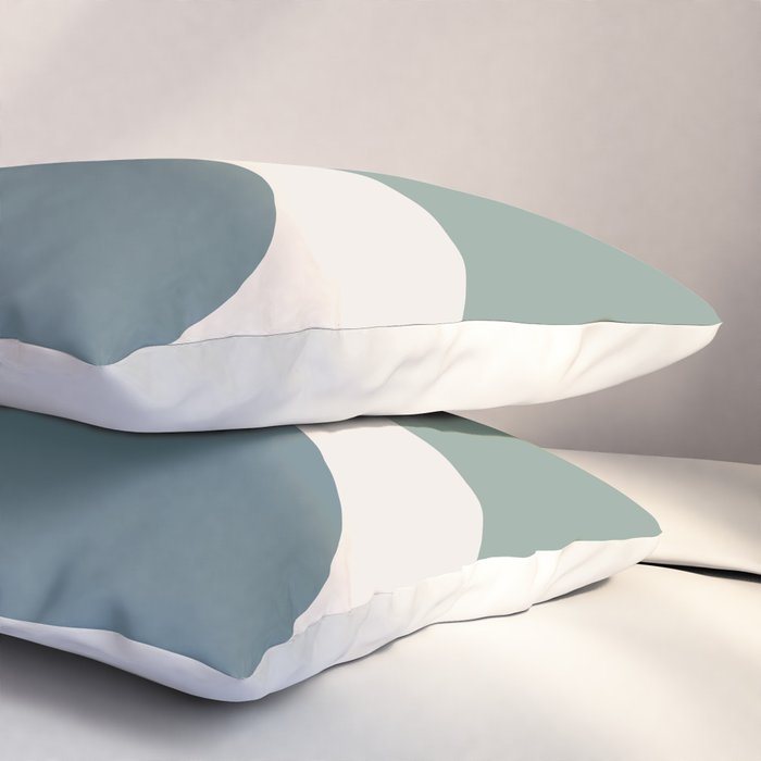 Modern Minimal Arch Abstract LXXVIII Pillow Sham Gallery Image 3