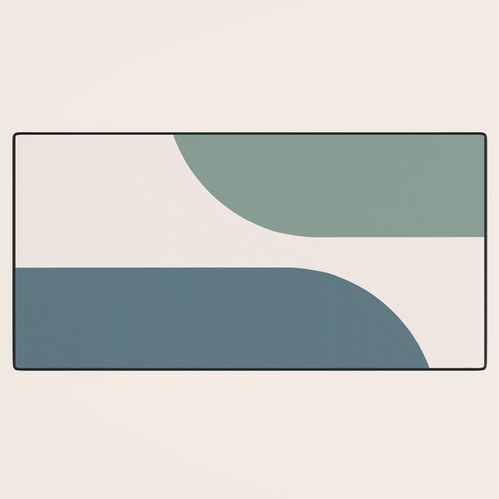 Modern Minimal Arch Abstract LXXVIII Desk Mat Gallery Image 3