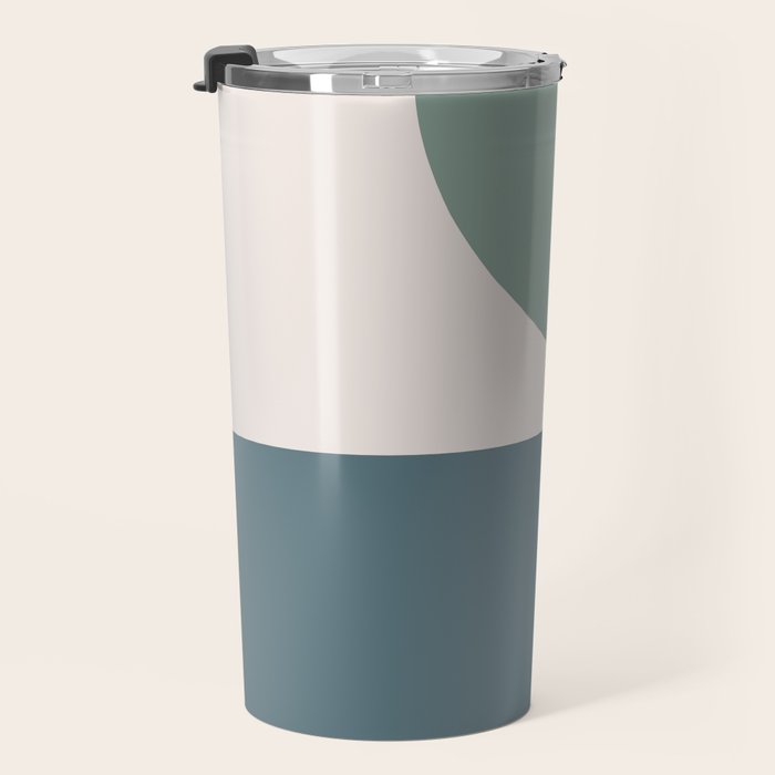 Modern Minimal Arch Abstract LXXVIII Travel Mug Gallery Image 3