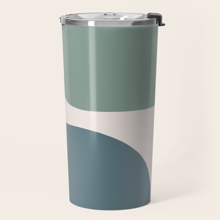 Modern Minimal Arch Abstract LXXVIII Travel Mug Gallery Image 2
