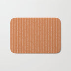 Lines (Terracotta) Bath Mat Gallery Image 1