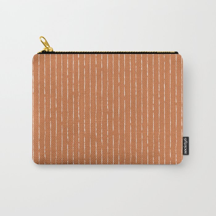Lines (Terracotta) Carry All Pouch Gallery Image 1