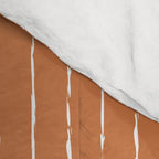 Lines (Terracotta) Comforter Gallery Image 4