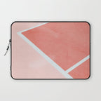 Courtside - living coral Laptop Sleeve Gallery Image 1