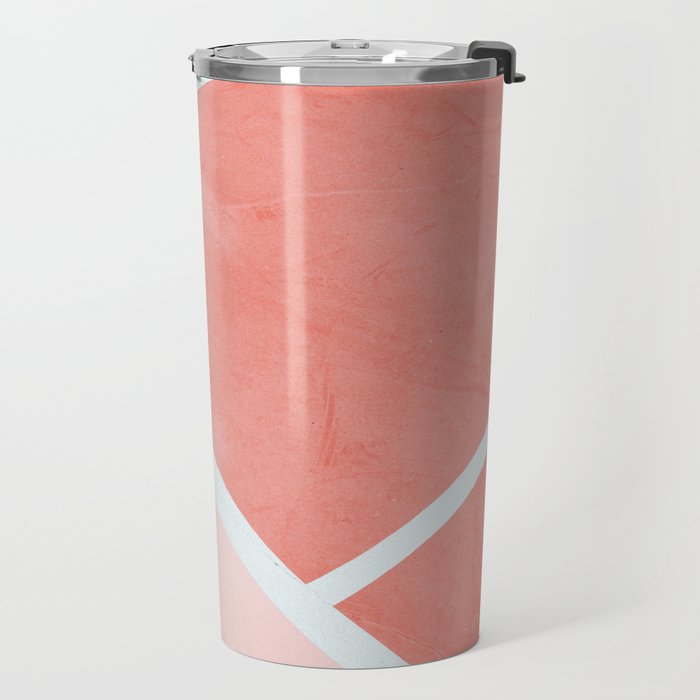Courtside - living coral Travel Mug Gallery Image 2