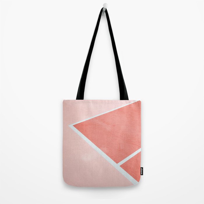 Courtside - living coral Tote Bag Gallery Image 2