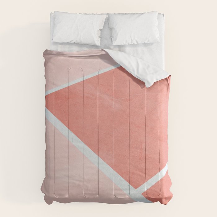 Courtside - living coral Comforter Gallery Image 1
