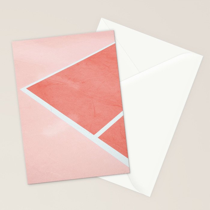 Courtside - living coral Stationery Card Gallery Image 2