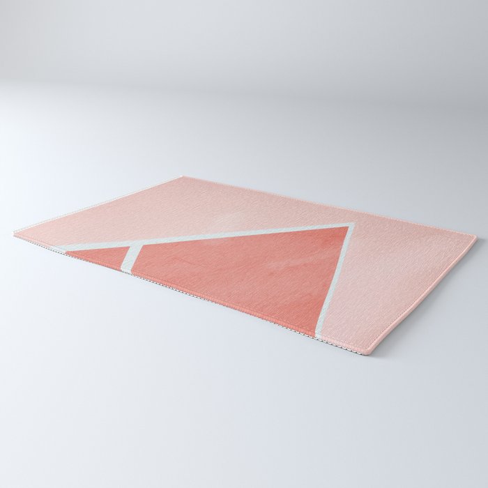 Courtside - living coral Rug Gallery Image 3