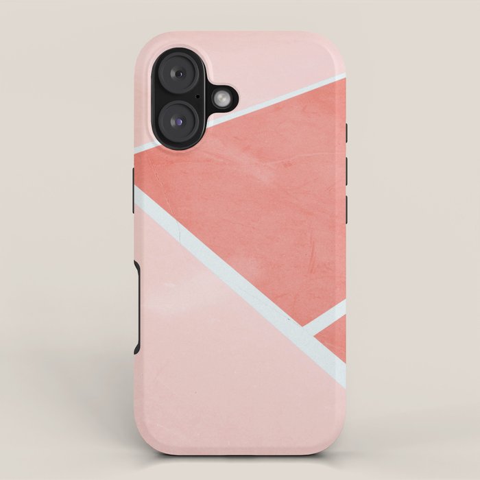 Courtside - living coral iPhone Case Gallery Image 1