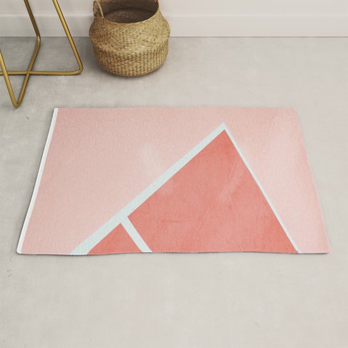 Courtside - living coral Rug Gallery Image 1