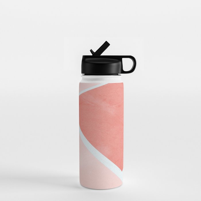 Courtside - living coral Water Bottle Gallery Image 1