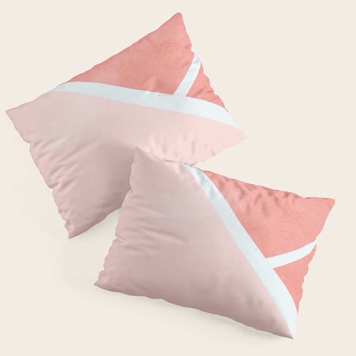 Courtside - living coral Pillow Sham Gallery Image 3